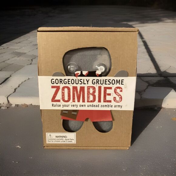 Gorgeously Gruesome Zombies DIY Plush Kit Zombie School Boy Stuffed Animal - Picture 1 of 4